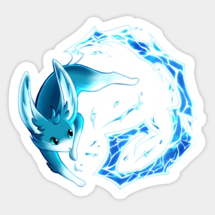 Electro Fennec Sticker